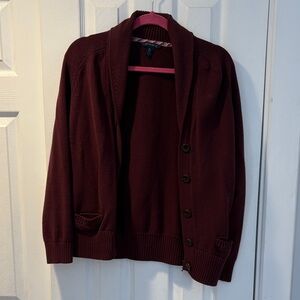 Tommy Hilfiger Maroon Knit Sweater